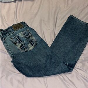 Ariat Men's Slim Straight Blue Jeans